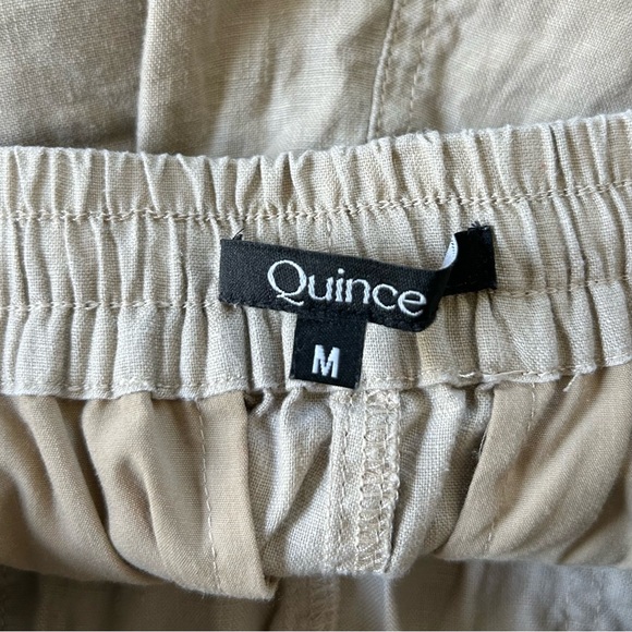 Quince 100% European Linen Shorts Driftwood M - Picture 6 of 7